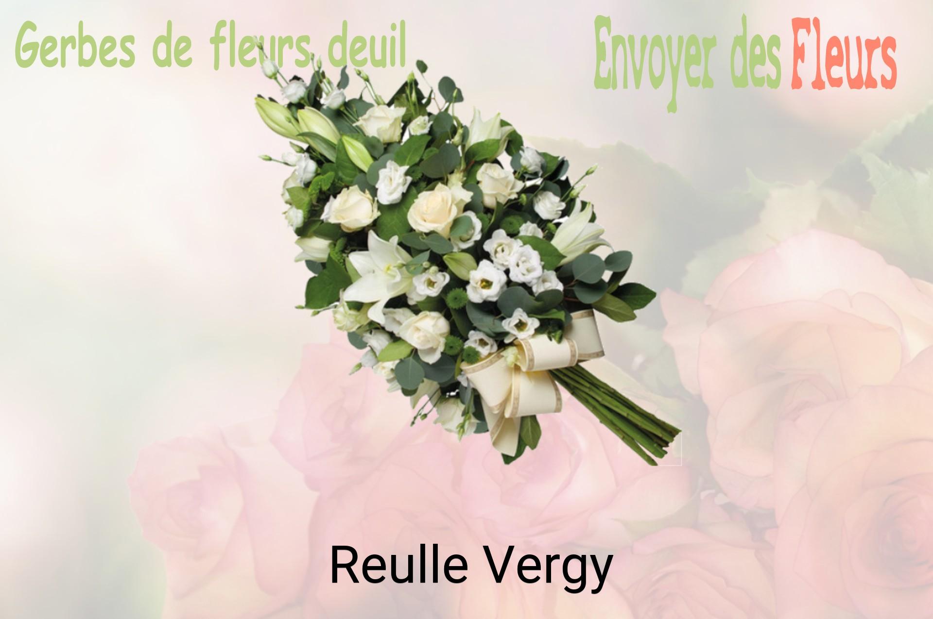 Gerbe de fleurs de deuil livrée à Reulle-Vergy